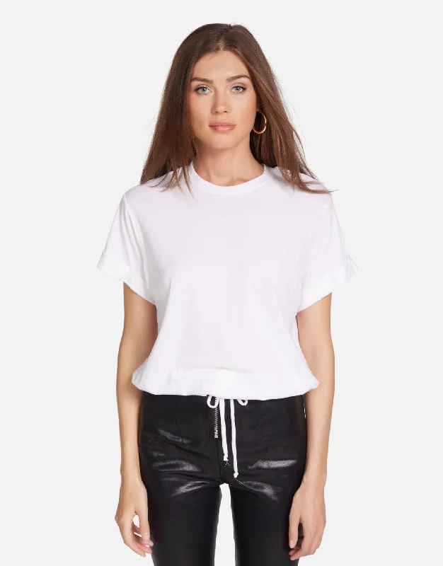 Women's Blouse with U-Shaped CollarFredrico White