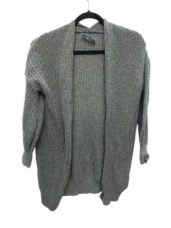 Women's Bulgarian Wool SweatersSweater Cardigan By Shein In Grey, Size: M