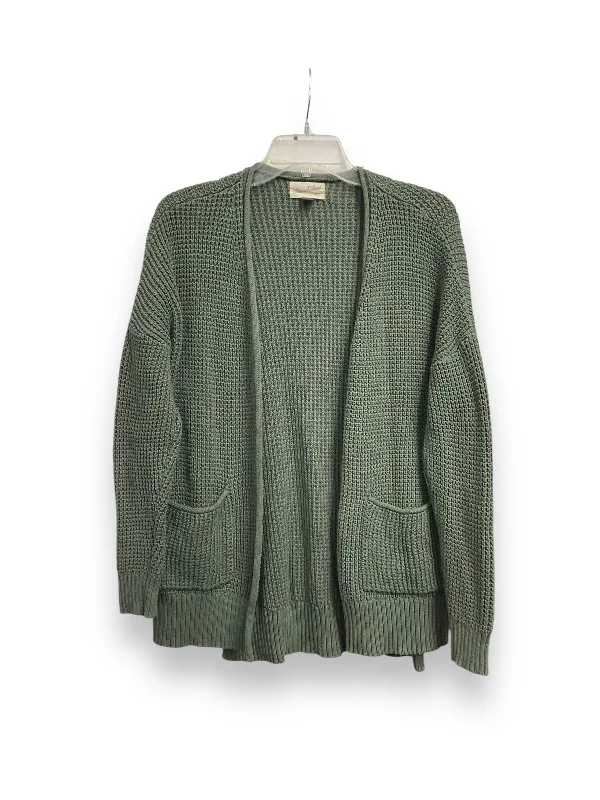 Women's Chunky Knit SweatersCardigan By Universal Thread In Green, Size: S