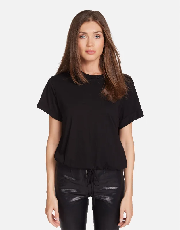 Women's Blouse with Keyhole CollarFredrico Black