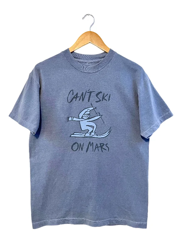 Women's Blouse with Wide CollarCAN'T SKI ON MARS TEE