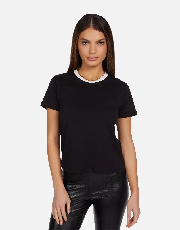 Women's Blouse with Sweetheart CollarElijah Black