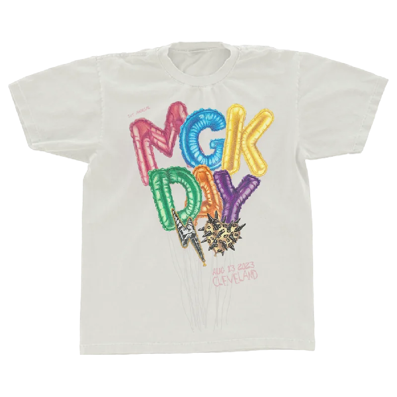 Women's Blouse with Collarless DesignMGK DAY BALLOON TEE