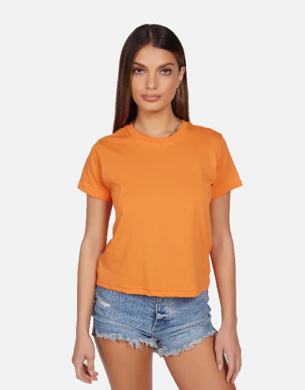 Women's Blouse with Narrow CollarDarth Birkin Orange