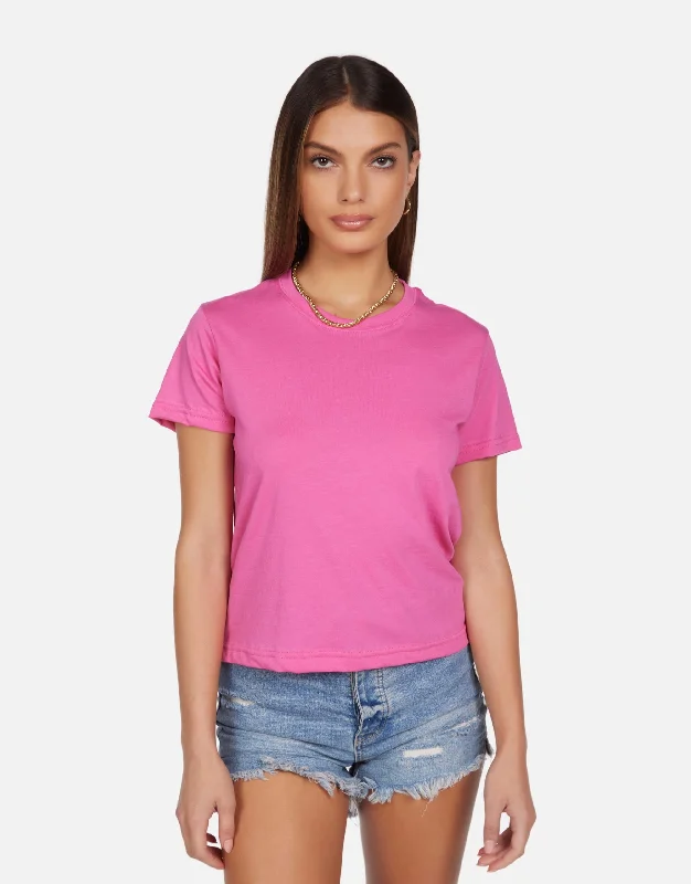 Women's Blouse with Three-Quarter SleevesDarth Bright Pink