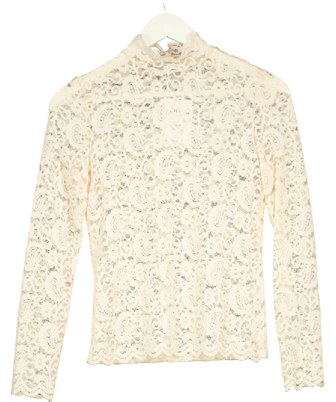 Women's Slovak Wool SweatersY London Nude Laace Top No Size