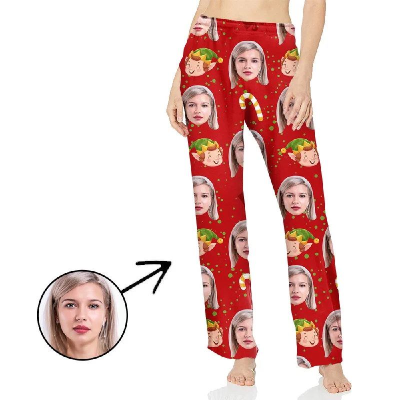 women's pajamas made in USACustom Photo Pajamas Pants For Women Lovely Boy