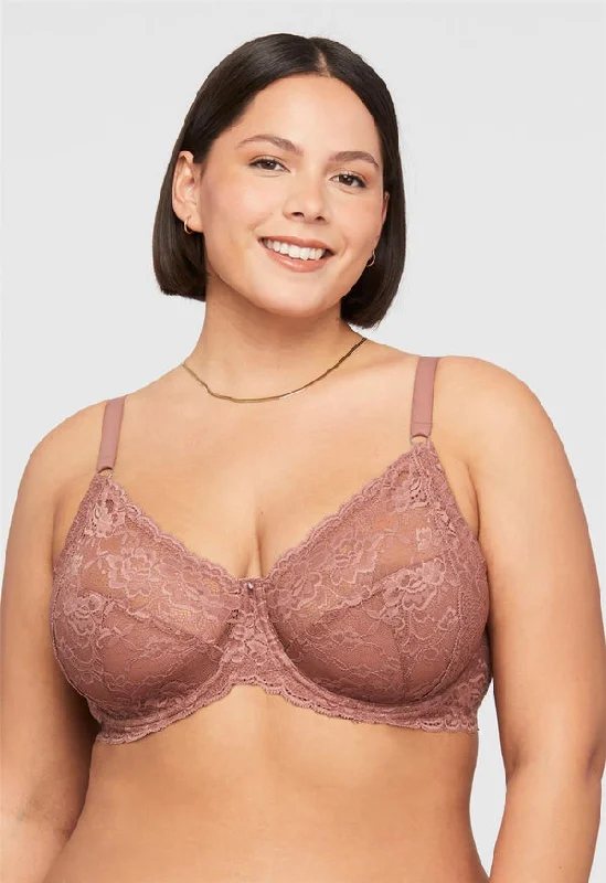 plus-size mastectomy bra with pockets for prosthesisMontelle Muse Lace Cup