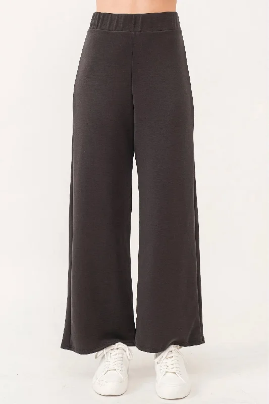 Women's Jodhpurs with Boat CollarModal Pants In Black