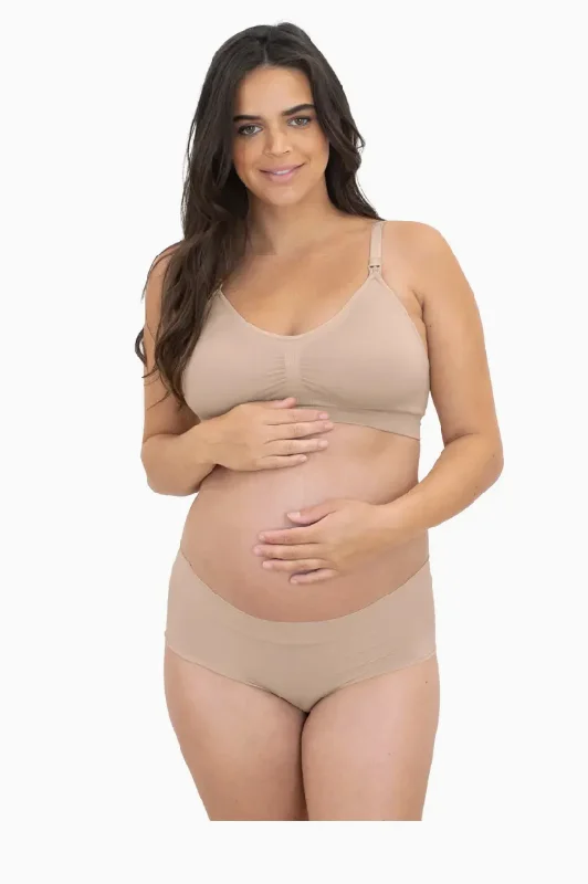 plus-size minimizer bra with smooth cupsGrow With Me Maternity & Postpartum Brief - Beige