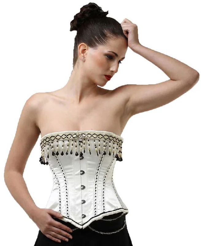 lace-up corset shapewear for waist trainingJanette Overbust Corset