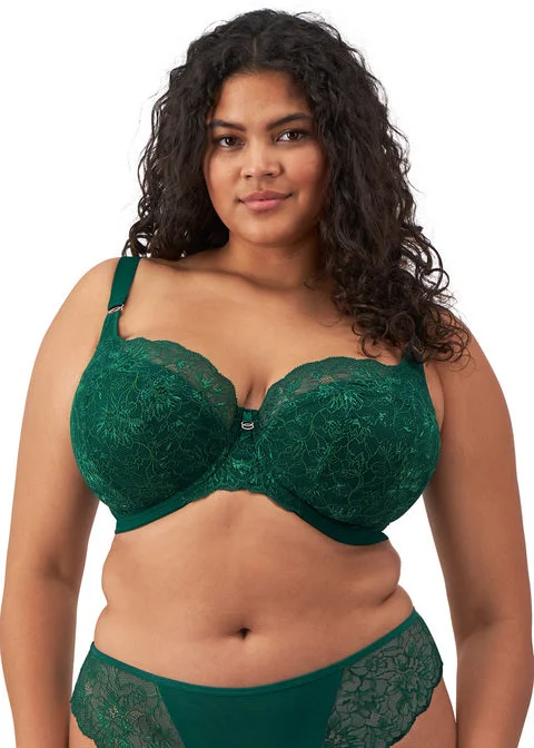 seamless bra with moisture-wicking fabricBrianna Rainforest Uw Padded Half Cup Bra