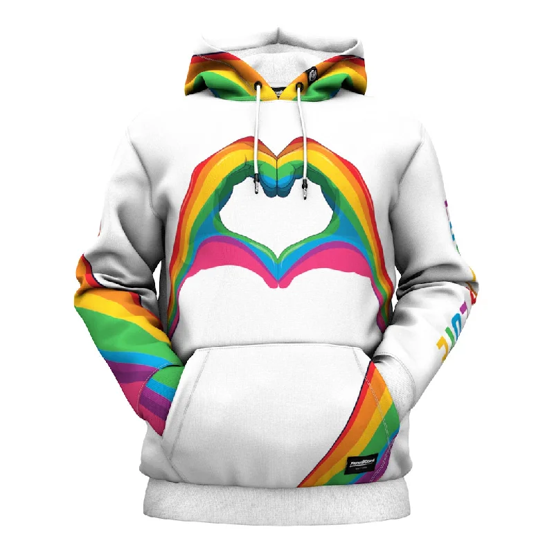 Women's Hooded Sweatshirts with Welt PocketsLove Is Love Hoodie