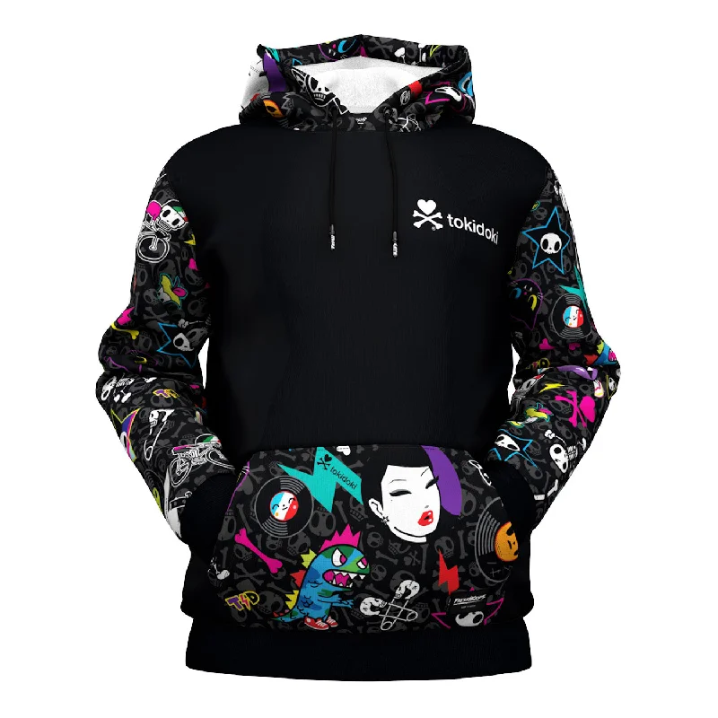 Women's Hooded Sweatshirts with Flap PocketsGeisha Samurai Hoodie