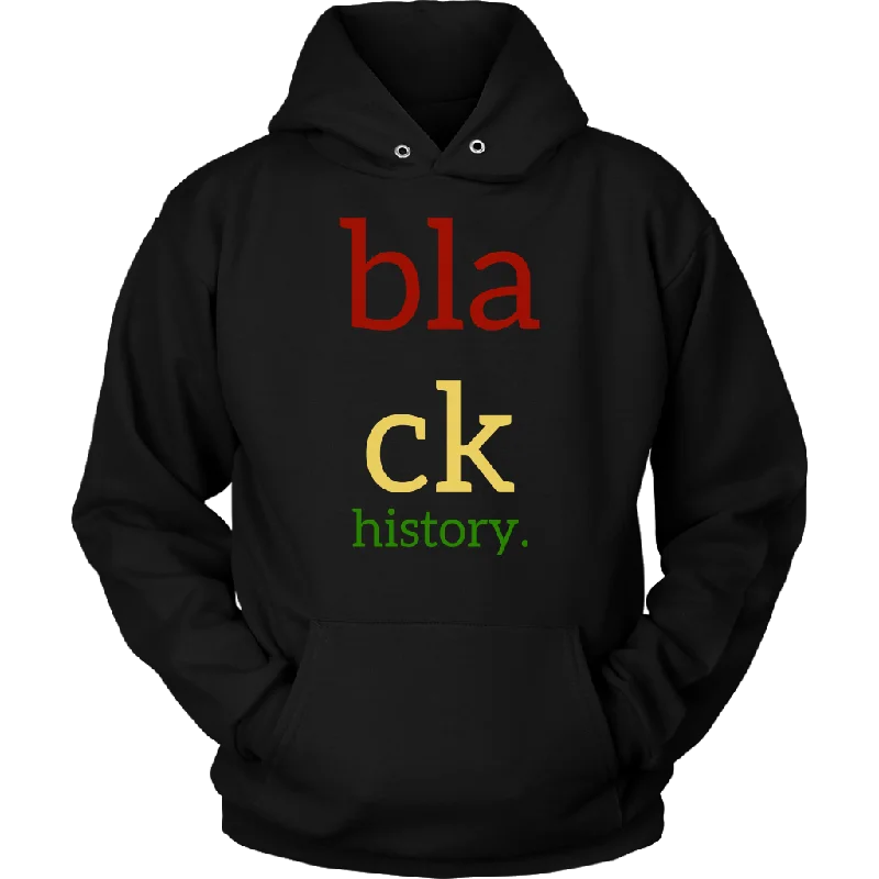 Women's Hooded Sweatshirts with Ribbed LiningBlack History Hoodie