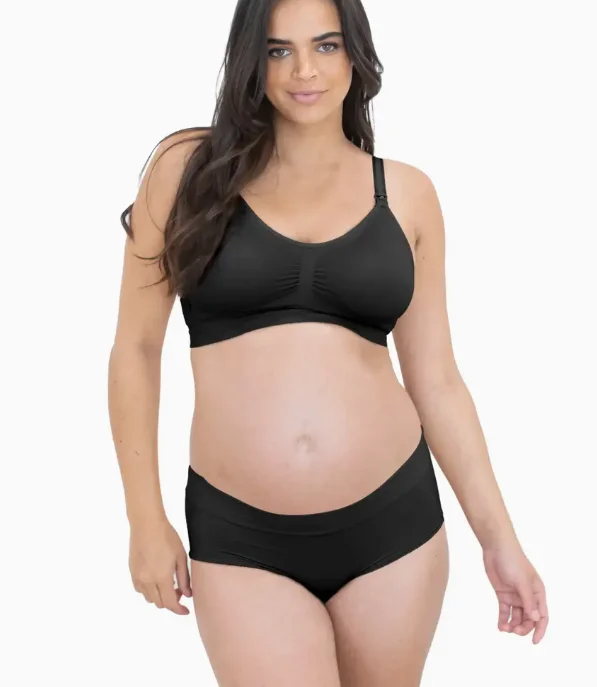 lingerie bra set with matching pantiesGrow With Me Maternity & Postpartum Brief - Black