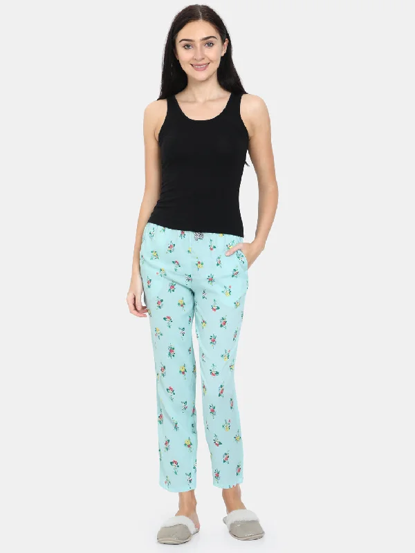 women's pajamas with a fitted designThe Floral Essence Women PJ Pant