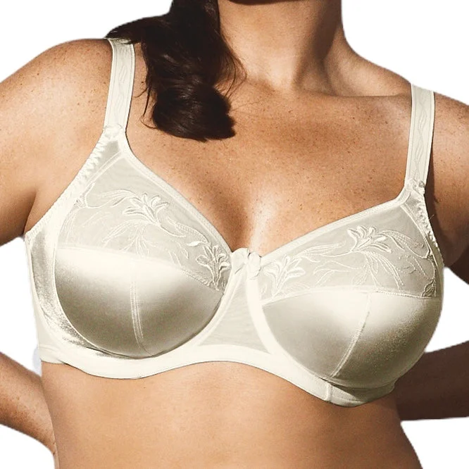 smoothing high-waisted bra for tummy controlKristie Side Support Bra Ivory