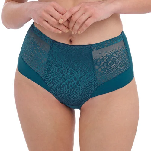 eco-friendly organic cotton underwear for womenFantasie Envisage High Waist Brief - Deep Ocean