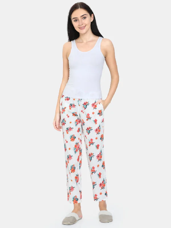 women's pajamas with a touch of elegance and sophisticationThe Blooming Orchid Floral Women PJ Pant