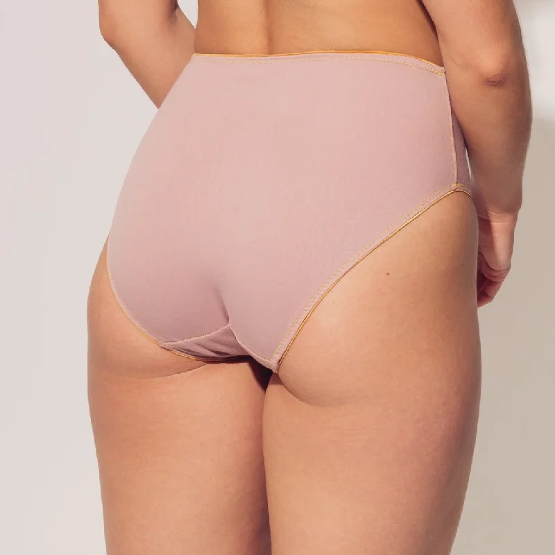 seamless panties with a concealed waistband for a smooth undergarment lineOrganic Cotton Culotte Brief - Lily