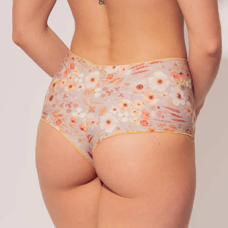 full-coverage briefs for women with tummy controlOrganic Cotton Cheeky Hipster - Wild Flowers