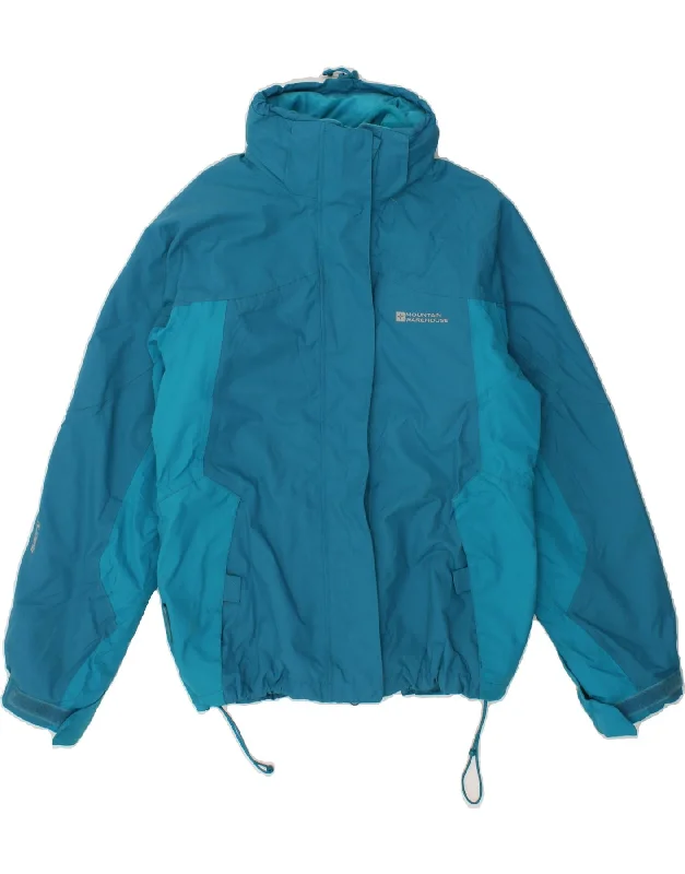 Women's Button-Up CoatsMOUNTAIN WAREHOUSE Womens Loose Fit Windbreaker Jacket UK 10 Small Blue