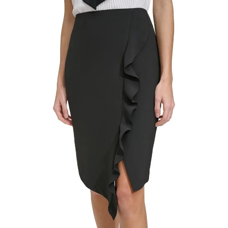 Women's Wool SkirtsWomens Pencil Skirt Asymmetrical