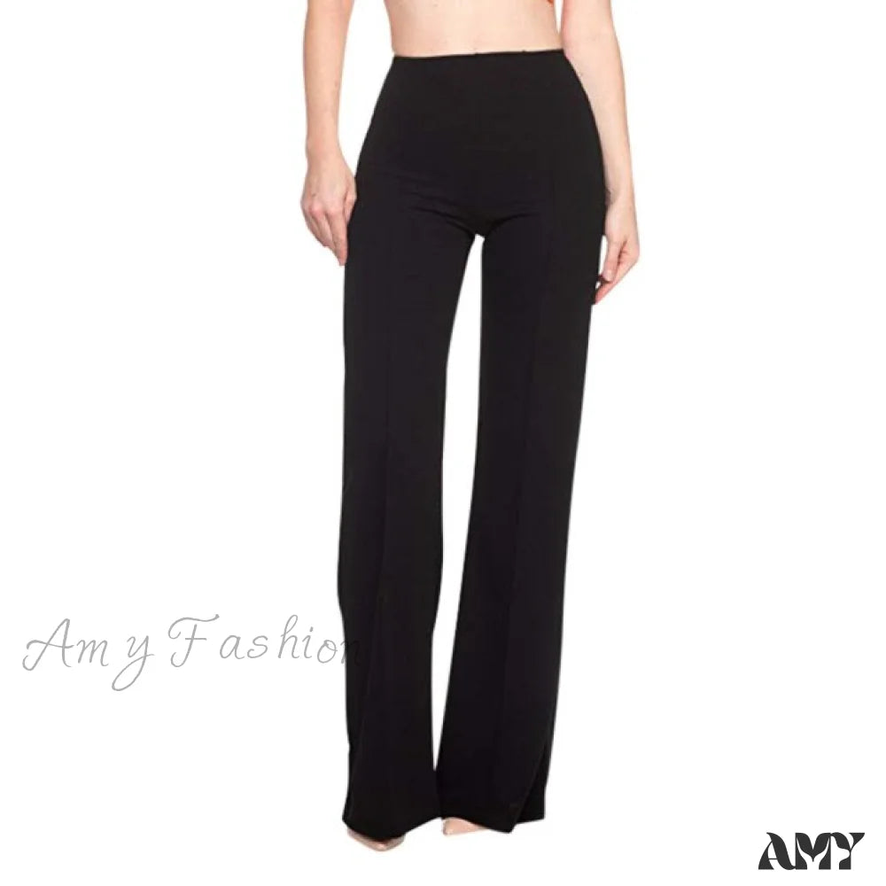 Women's Jodhpurs with Belt LoopsAmy Fashion - Elegant Work Office Casual Long Trousers