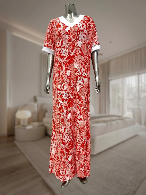 women's pajamas for those who love to indulgeLadies V Neck Gown