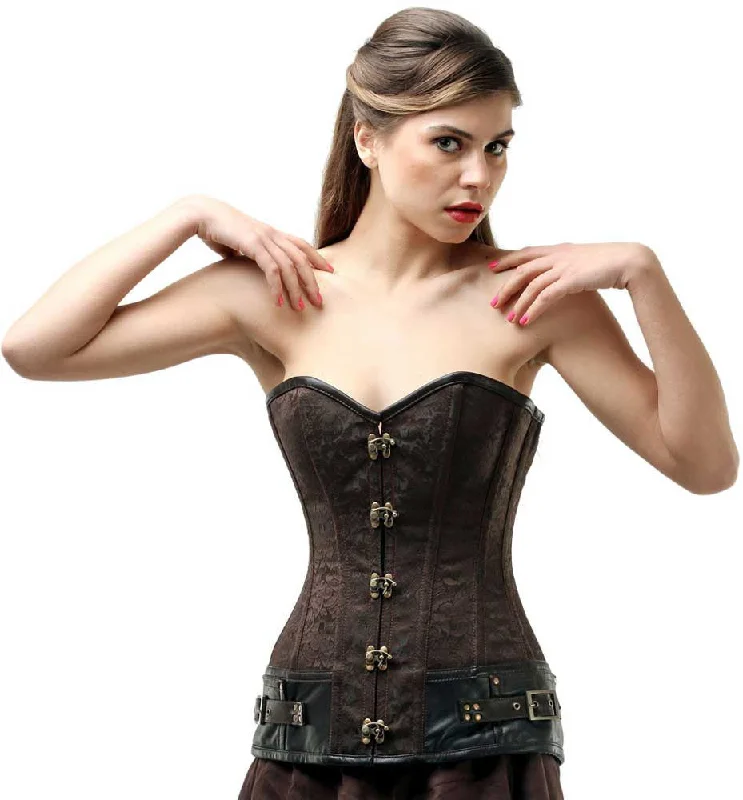 plus-size high-compression shapewearJaslene Longline Overbust Corset