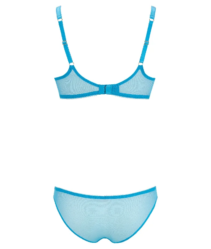 lingerie bra set with matching pantiesAniya kalhotky - Turquoise