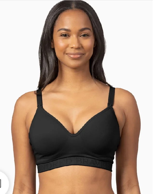 smoothing high-waisted bra for tummy controlSublime Contour Hands-Free Pumping And Nursing Bra Black