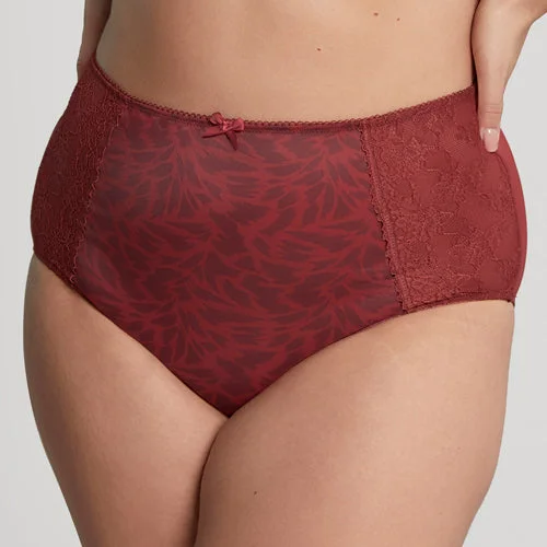 lace-edged g-string panties for womenSculptresse Chi Chi Full Brief - Red Animal