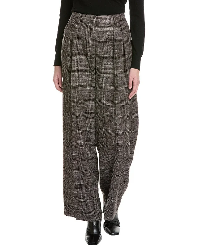 Women's Jodhpurs with Mandarin CollarKenneth Cole Pleated High-Rise Wide Leg Pant