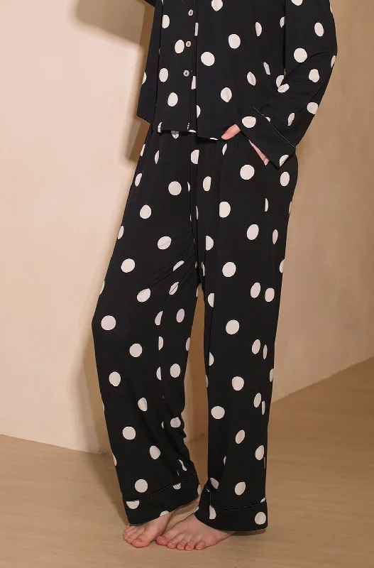 women's pajamas for those who love to stay in and relaxSignature Long Pyjamas Pants in Polka Dot