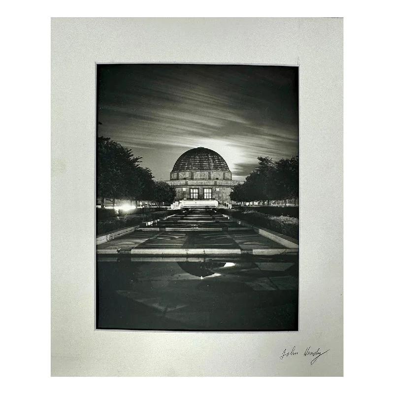 Women's Long-Sleeve Jumpsuits"Shedd Aqarium at Dusk" Photograph with Separate Signed Mat