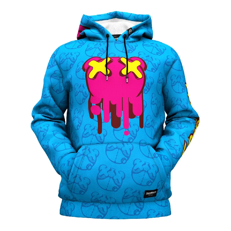 Women's Hooded Sweatshirts with Chevron LiningDrip Bear Hoodie