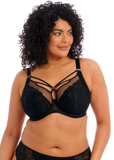 seamless nursing bra with easy-access clipsBrianna Black Uw Plunge Bra