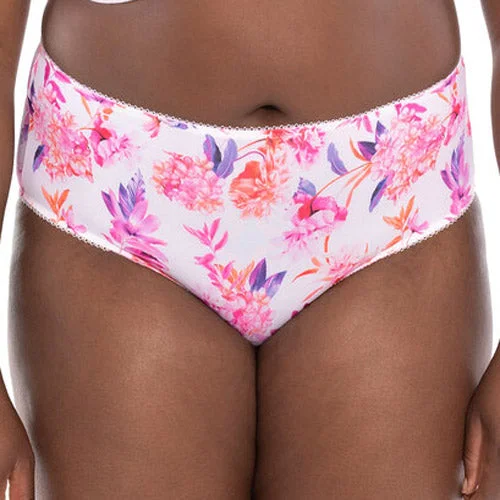 women's underwear with a built-in bra for supportGoddess Kayla Full Brief - Summer Bloom