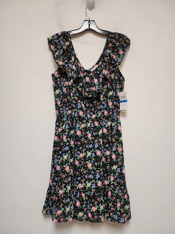 Women's Square-Neck DressesFloral Print Dress Casual Short Gianni Bini, Size Xl