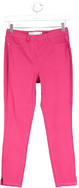 Women's Jodhpurs with Wide LegNext Pink Jersey Denim Legging Cropped UK 8 Petite