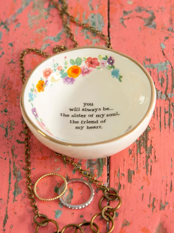 women's pajamas with a sophisticated, modern twistCeramic Giving Trinket Bowl - Sister of My Soul